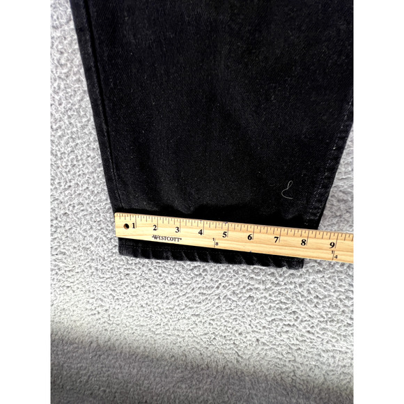 VTG Levi's 505 Jeans Mens 40x30 (38x29) Black Regular Fit Straight Leg Denim USA - Picture 8 of 12